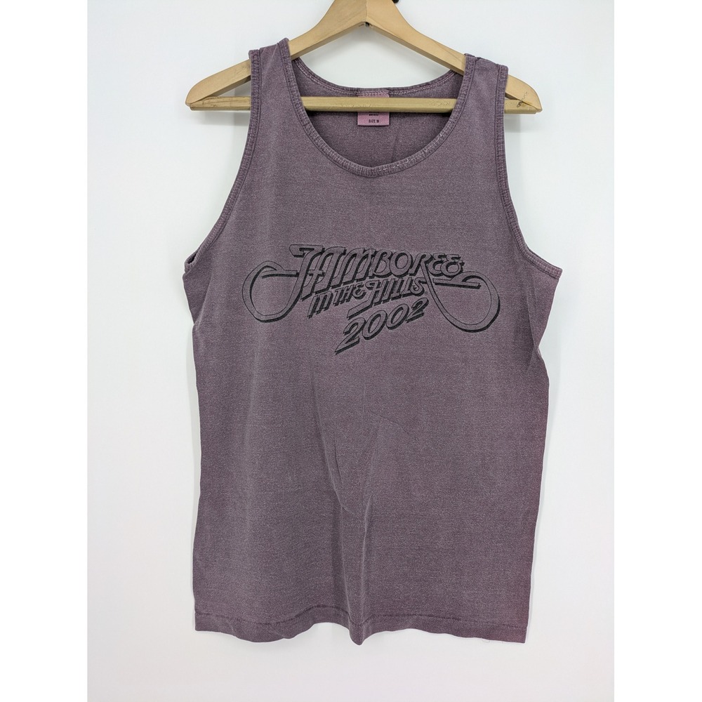 Vintage Toby Keith Jamboree in the Hills 2002 Tank Top Men Medium Purple Country